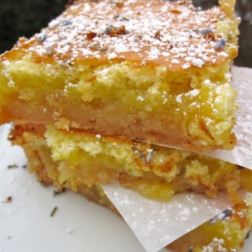 Lemon Lavender Bars