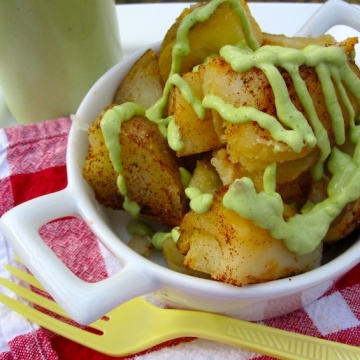 Potatoes With Avocado Sauce