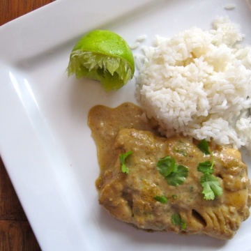 Bacalao Con Salsa De Coco Y Choclo (cod Fish With Coconut Corn Sauce)