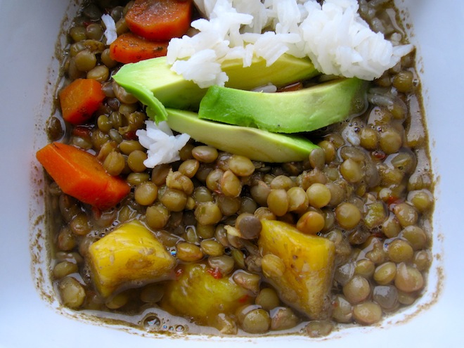 Lentils w.Plantains