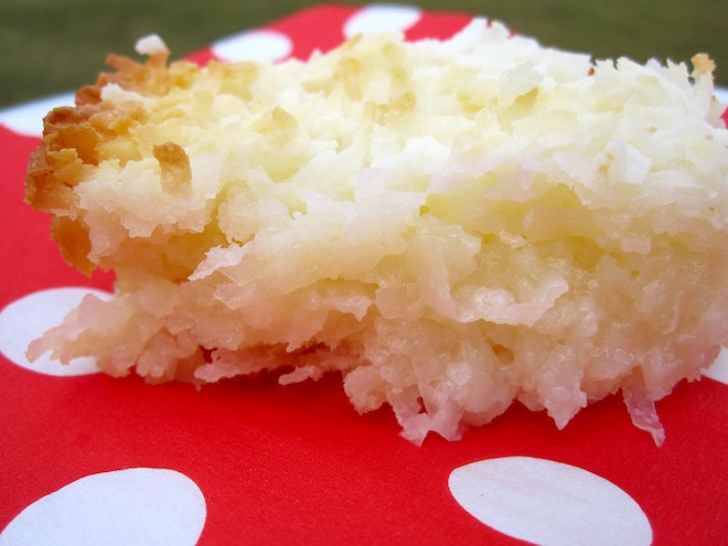 Cocadas de Lechera (Sweet Condensed Milk and Coconut Bars