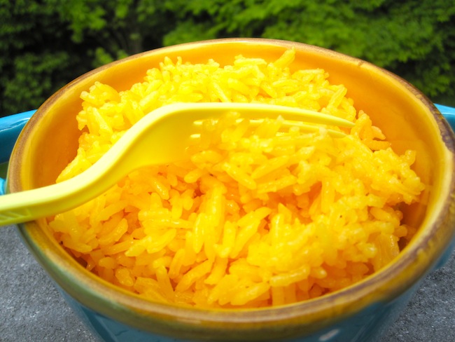 arroz amarillo sudado