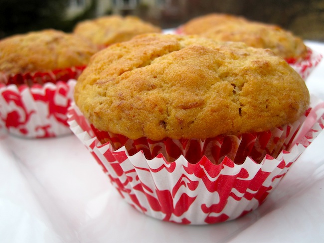 Muffins de Bananos Calados (Fried Bananas Muffins)