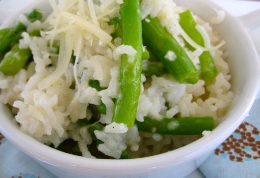 Creamy Asparagus and Lemon Rice