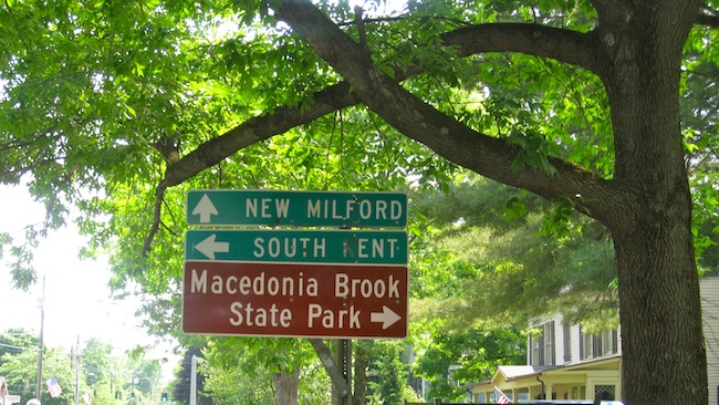 Macedonia State Park Sign