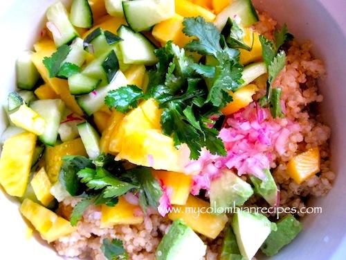 Quinoa-salad-with-pineapple