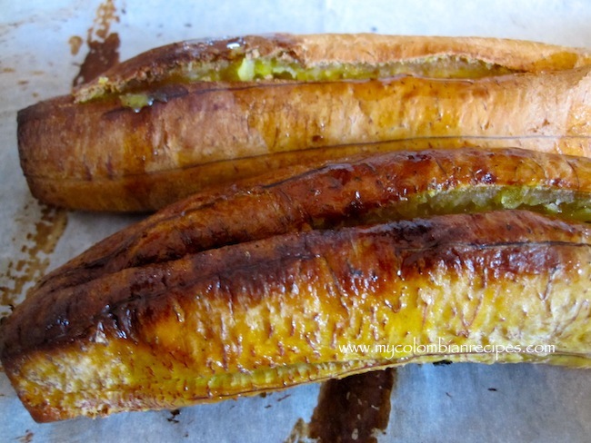 baked ripe plantain