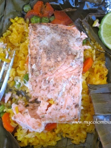 Fiambre De Salmón (salmon And Rice Packets)