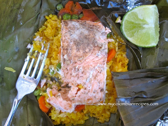 Fiambre de Salmón (Salmon and Rice Packets)