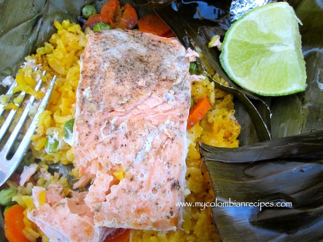 Fiambre de Salmón (Salmon and Rice Packets)