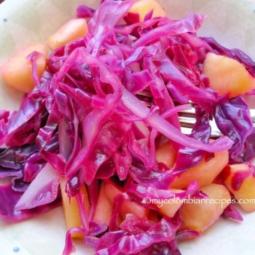 Ensalada de Repollo Morado