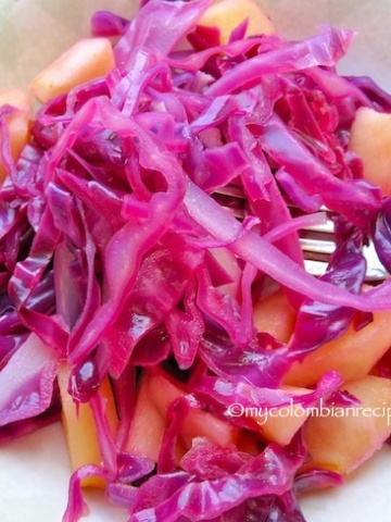 Ensalada de Repollo Morado