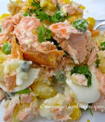 Ensalada de Salmón y Papa (Salmon and Potato Salad)