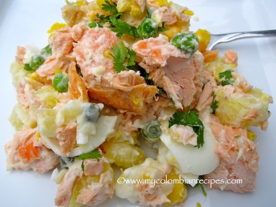 Ensalada de Salmón y Papa (Salmon and Potato Salad)