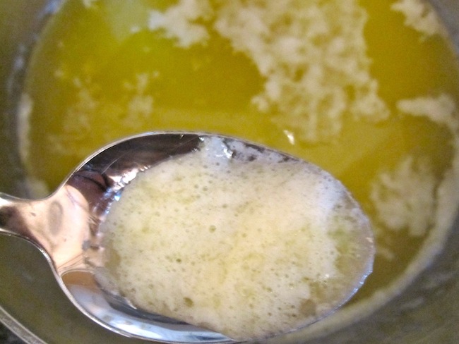 Clarified Butter Foam