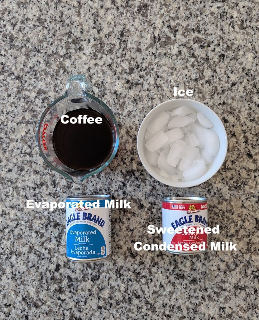 Iced Coffee Ingredients