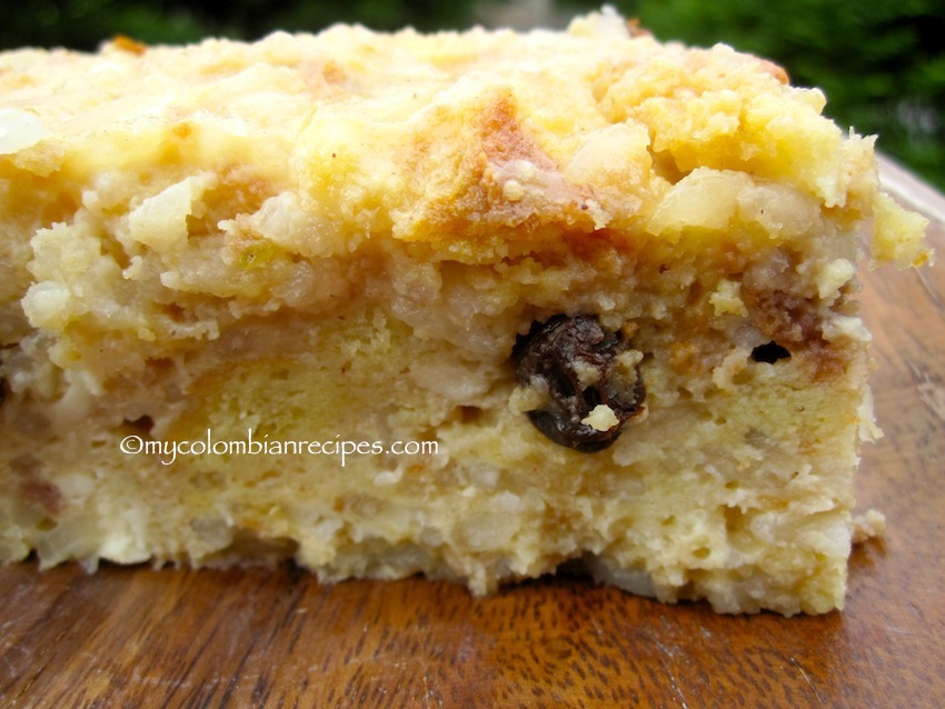 Torta de Pastores (Colombian Cheese and Rice Pudding Cake)