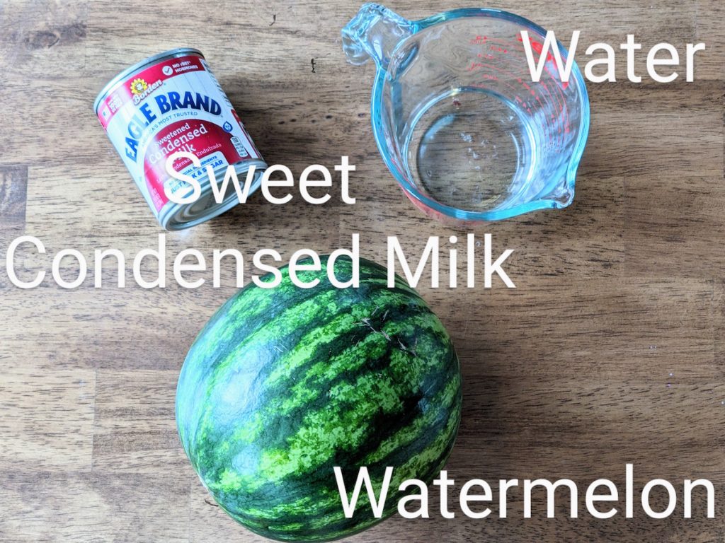 Watermelon Popsicle ingredients