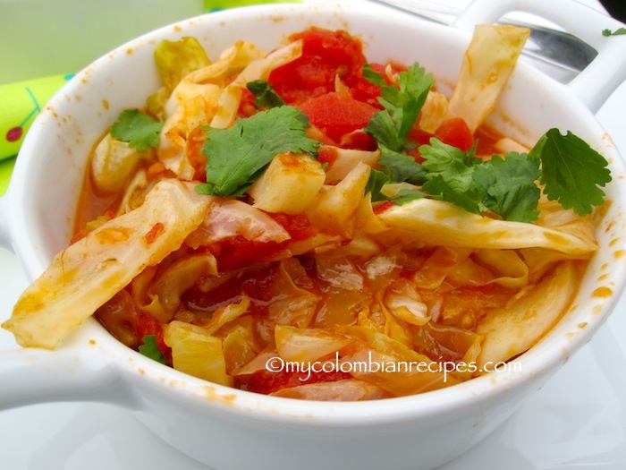 Repollo Guisado (Colombian-Style Stewed Cabbage)