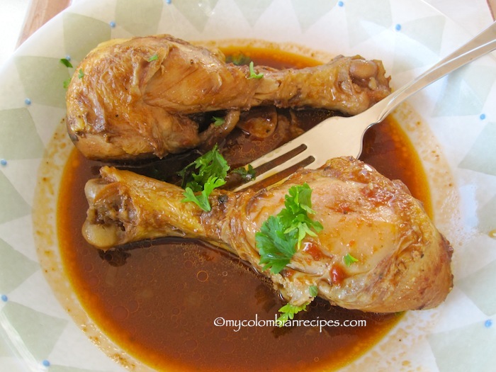 (Braised Chicken with Cola Drink)