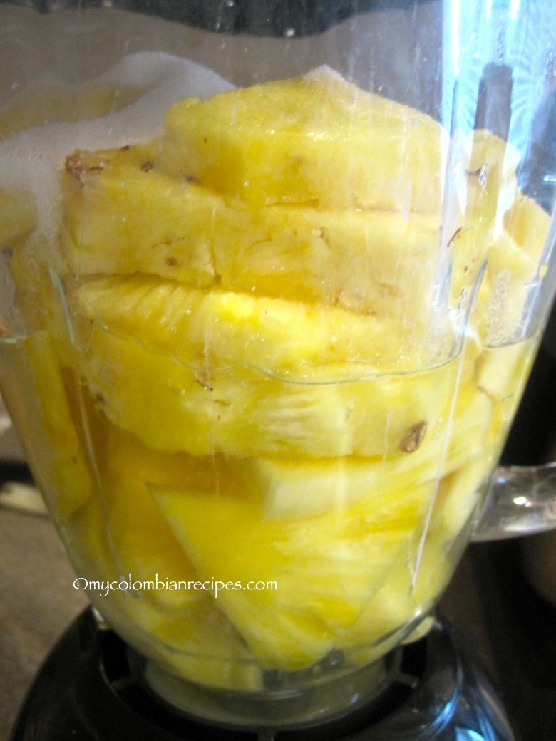 Hervido de Piña Nariñense( Colombian Pineapple Hot Drink)