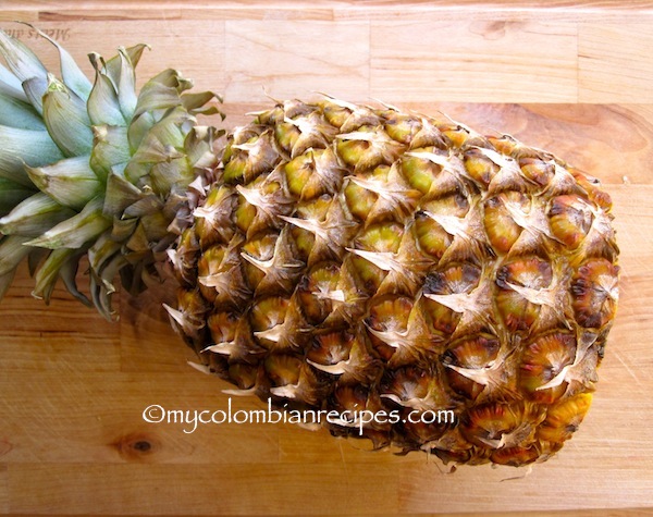 Hervido de Piña Nariñense( Colombian Pineapple Hot Drink)