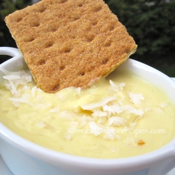 Passion Fruit and Coconut Dip