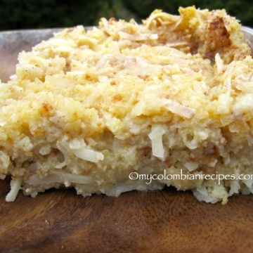 Torta de Dulce de Coco (Colombian Coconut Pudding Cake)