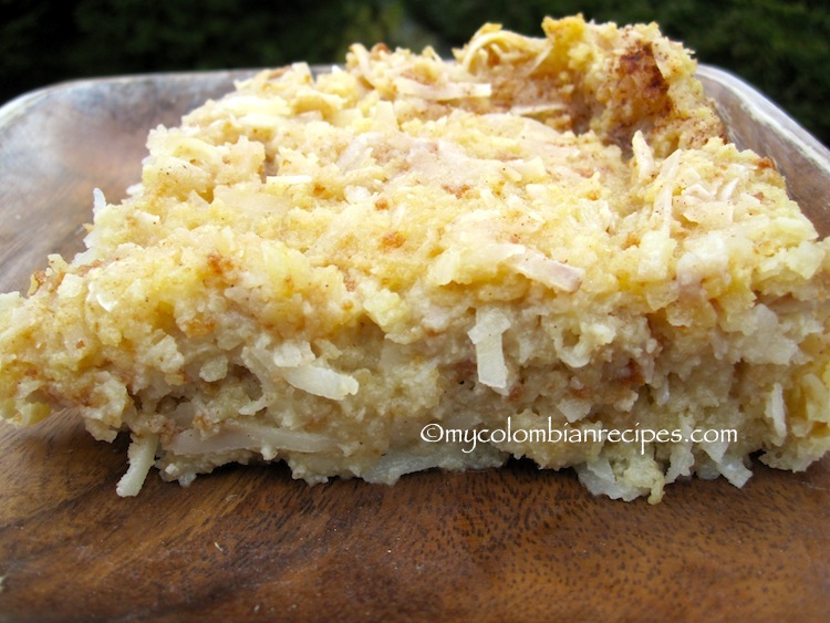 Torta de Dulce de Coco (Colombian Coconut Pudding Cake)