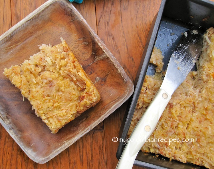 Torta de Dulce de Coco (Colombian Coconut Pudding Cake)