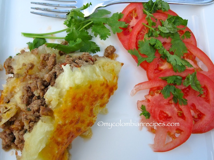 Pastel de Yuca con Carne (Cassava and Beef Casserole)