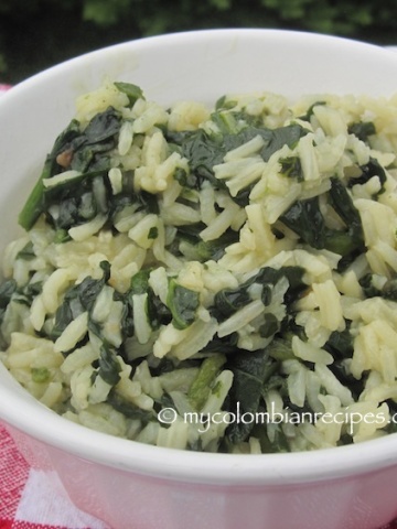 Arroz con Espinacas (Spinach Rice)