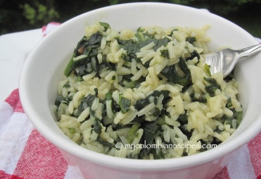 Arroz con Espinacas (Spinach Rice)