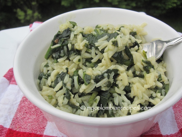 Arroz con Espinacas (Spinach Rice)