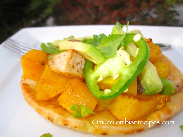 Roasted Butternut Squash, Apple and Jalapeño Flatbread