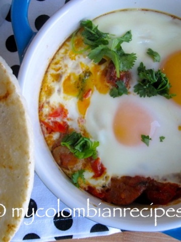 huevos con chorizo