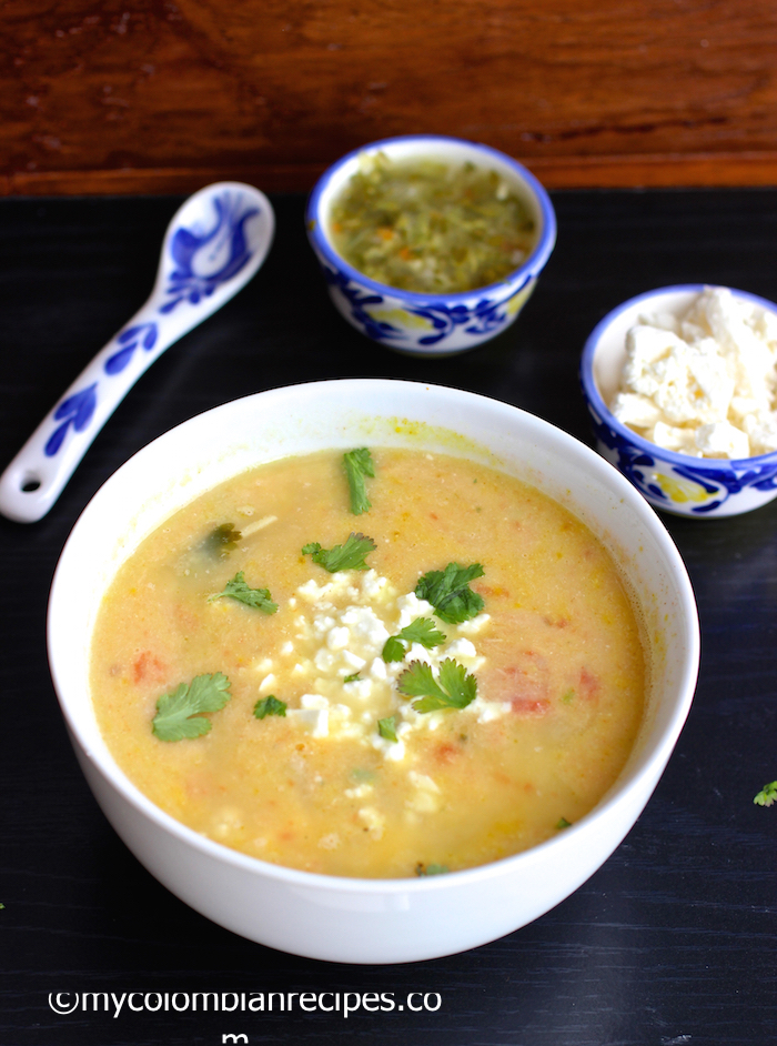 Locro Nariñense (Potato and Cheese Soup) |mycolombianrecipes.com