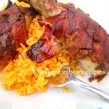 Bacon-Wrapped Chicken with Tamarind Sauce