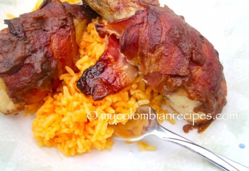 Bacon-Wrapped Chicken with Tamarind Sauce