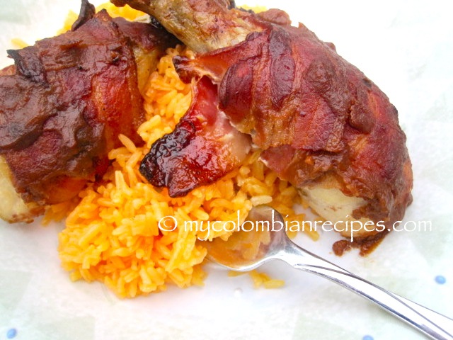 Bacon-Wrapped Chicken with Tamarind Sauce