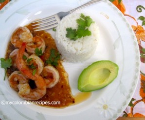 Camarones con Salsa de Tamarindo (Shrimp with Tamarind Sauce)