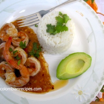 Camarones con Salsa de Tamarindo (Shrimp with Tamarind Sauce)