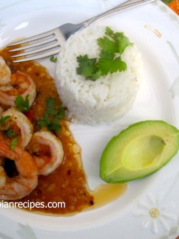 Camarones con Salsa de Tamarindo (Shrimp with Tamarind Sauce)