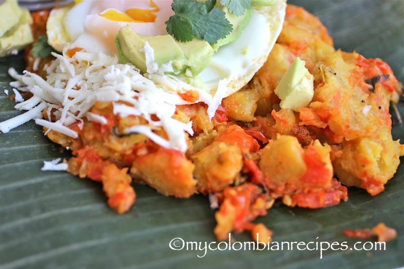 Cayeye and Cabeza de Gato(Colombian Mashed Green Plantain)