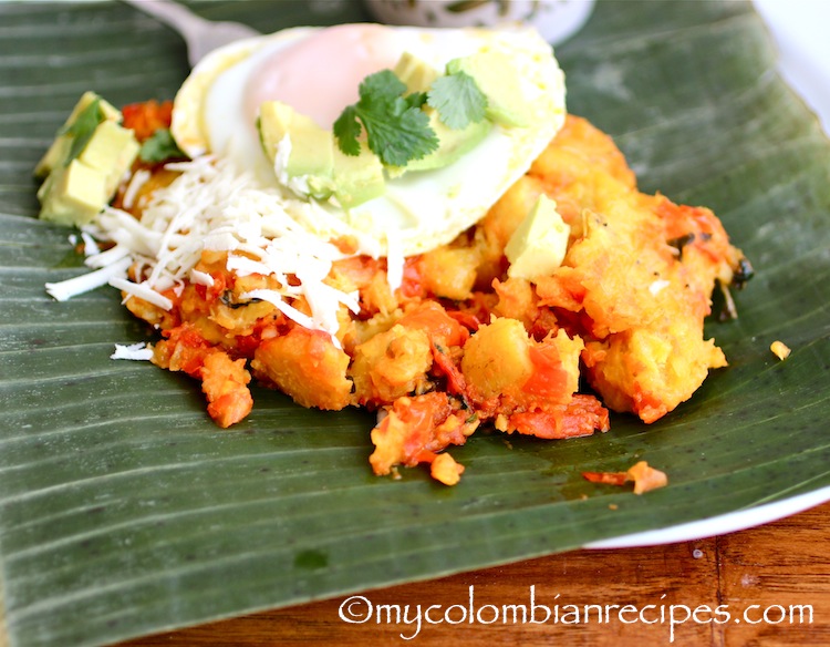 Cayeye and Cabeza de Gato(Colombian Mashed Green Plantain)