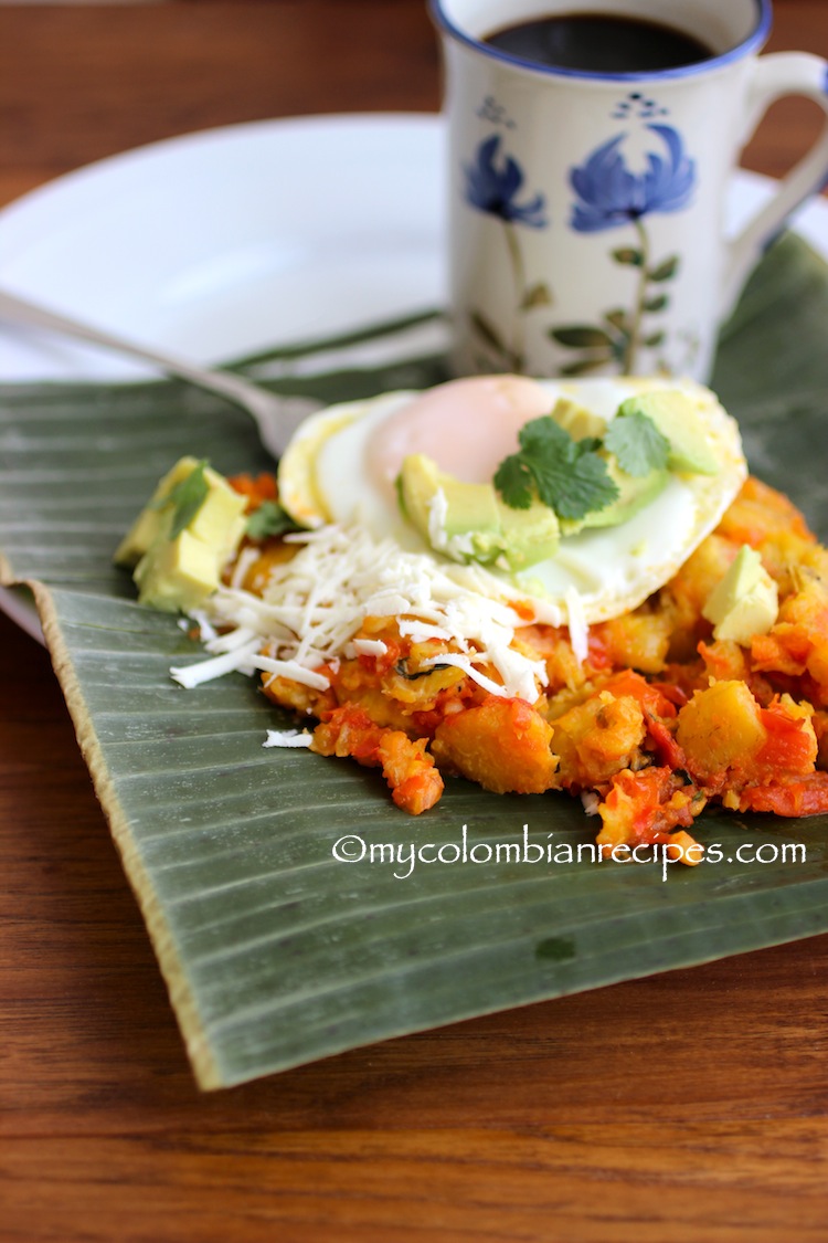 Cayeye and Cabeza de Gato(Colombian Mashed Green Plantain)