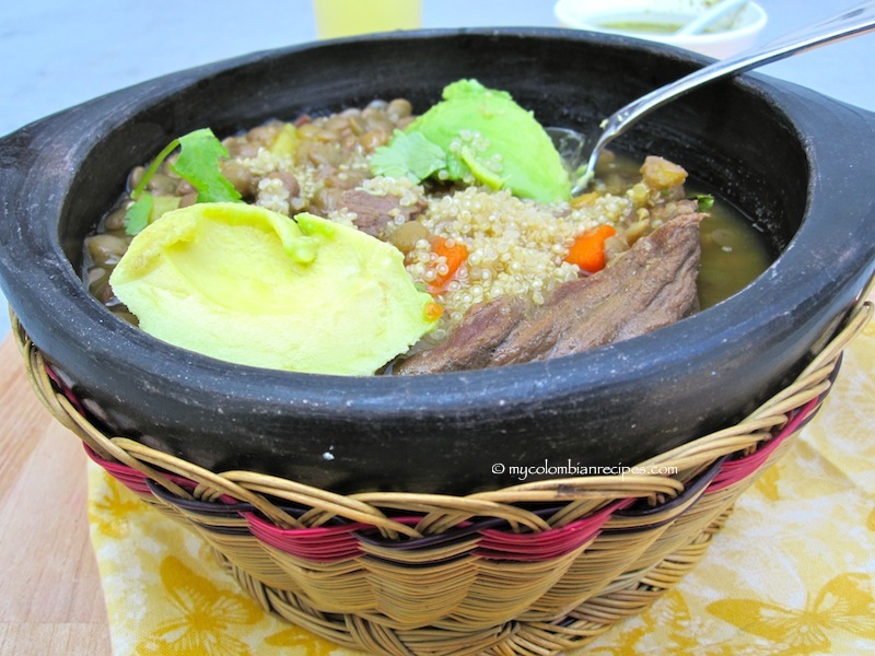 Sopa de Lentejas y Quinoa