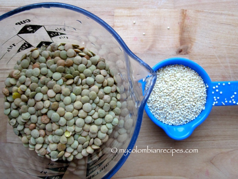 Sopa de Lentejas y Quinoa