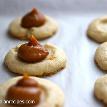 Dulce de Leche Thumbprint Cookies