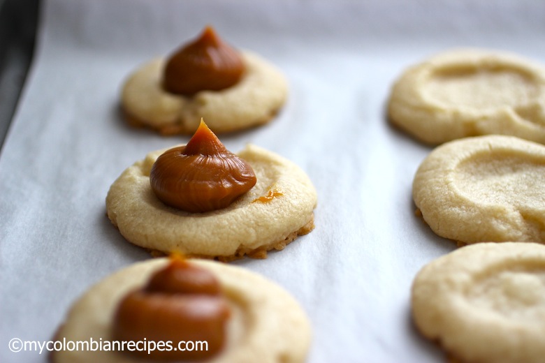 Dulce de Leche Thumbprint Cookies